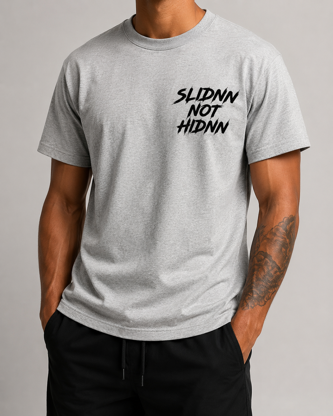 SLIDN NOT HIDN TEE