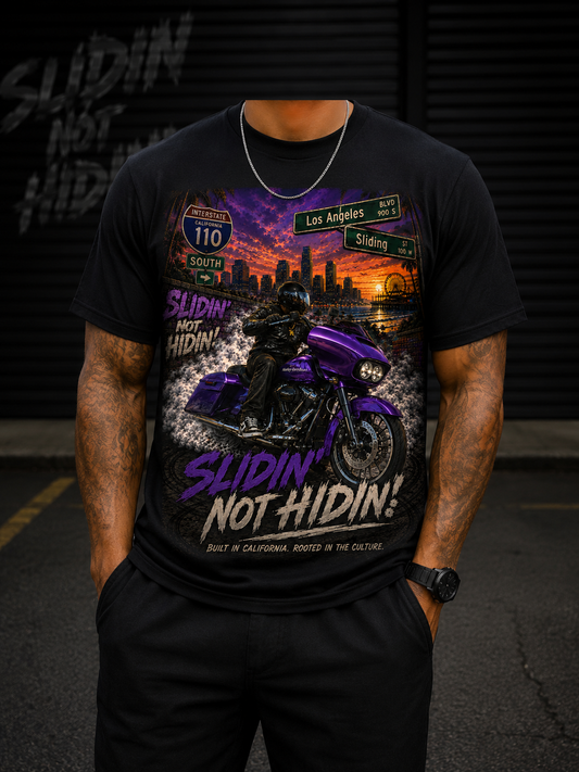 SLIDN NOT HIDN ROADGLIDE SUMMER TEE
