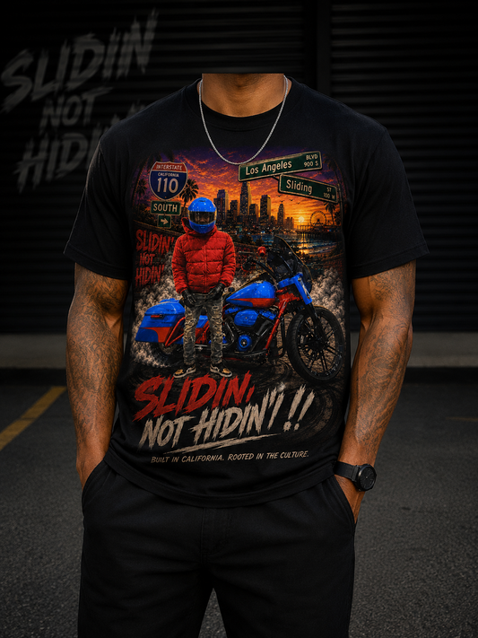 SLIDN NOT HIDN ROADKING SUMMER TEE